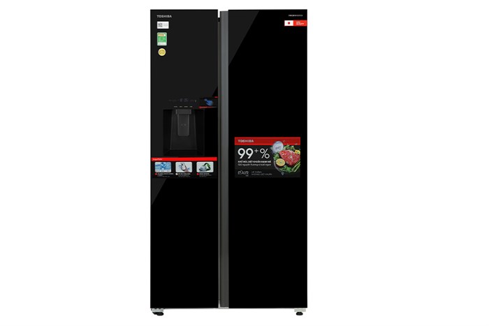 Tủ Lạnh Toshiba Inverter 568 Lít Side By Side GR-RS755WIA-PGV(22)-XK